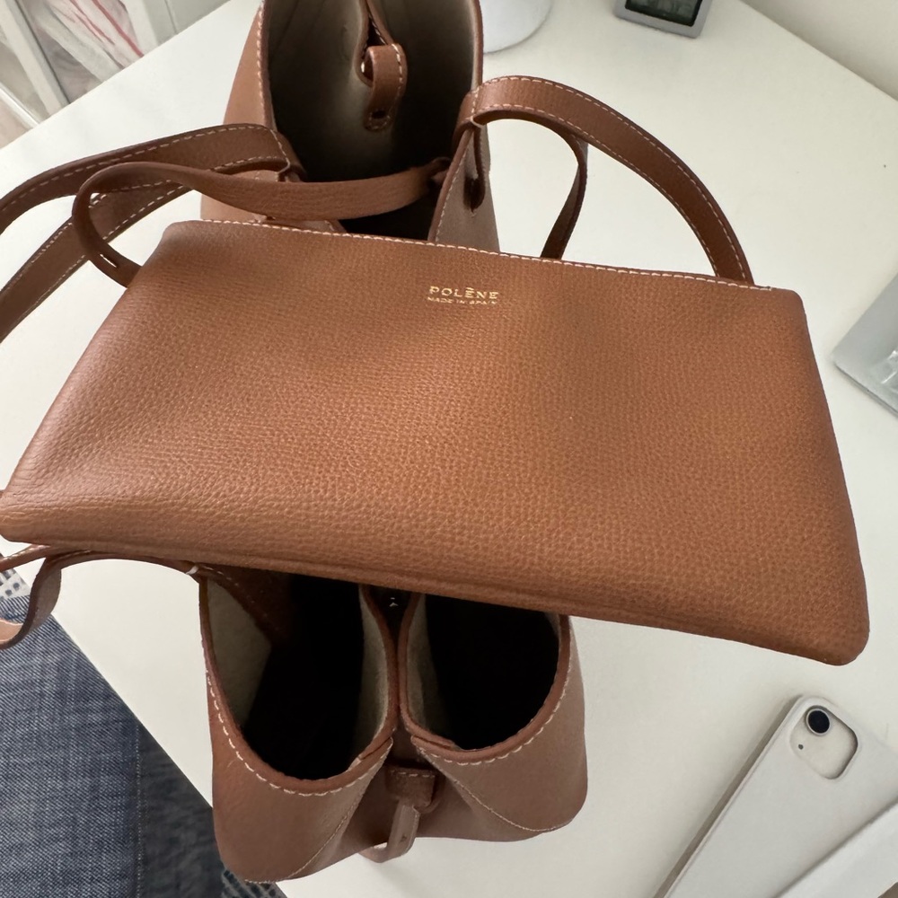 POLENE Cyme Mini EDITION TEXTURED CAMEL - Picture 10 of 16